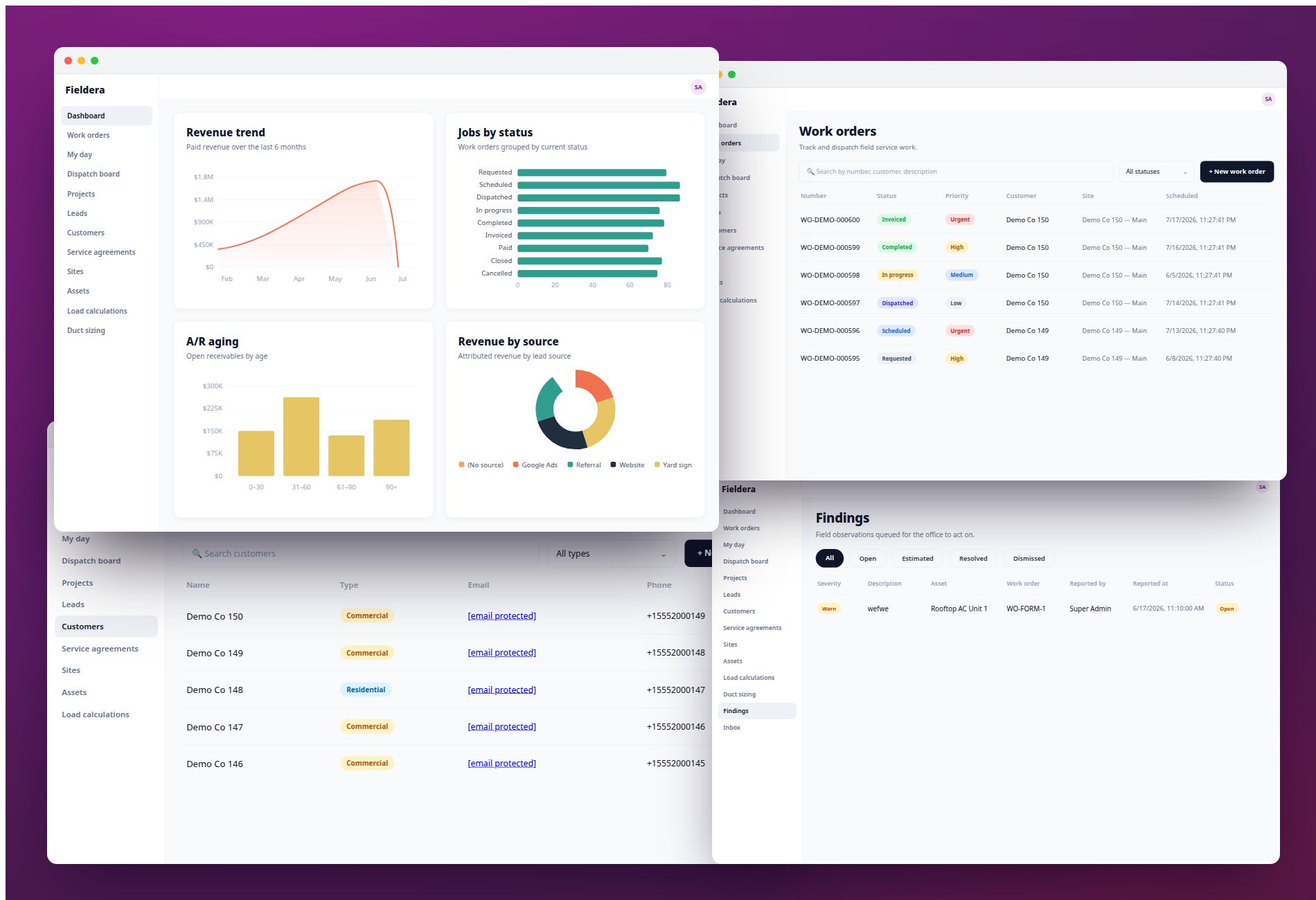 What a complete field service platform actually contains, and how we built one in 6 days